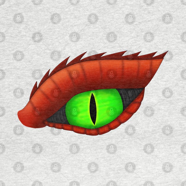 Dragon's Eye Red/Green by DragonSymphony